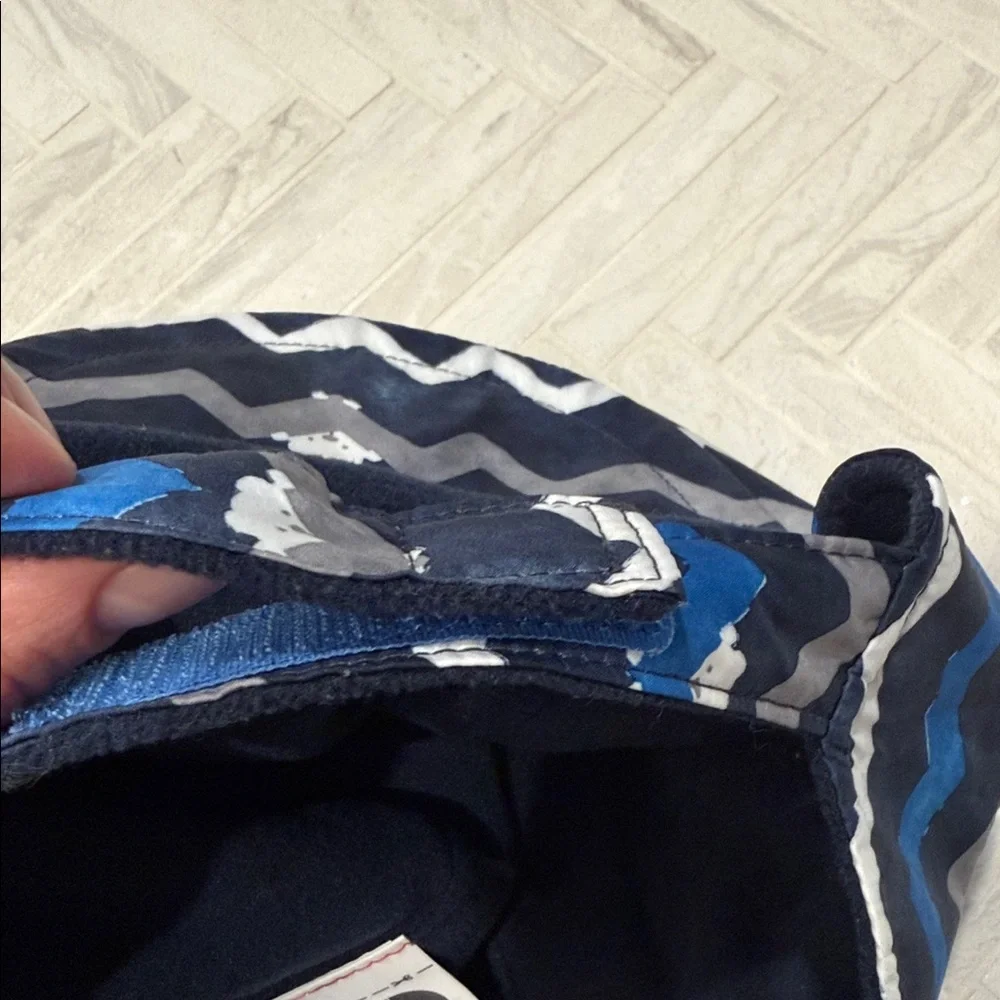 The North Face Blue and Gray Infant Cap